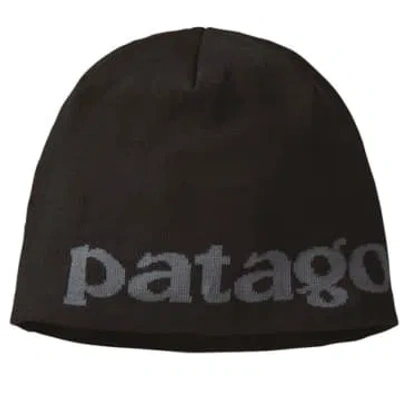 Patagonia Cappello Beanie Hat Logo Belwe/black