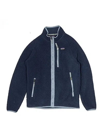 Pre-owned Patagonia Kids' Cardigan Sweater In Blue