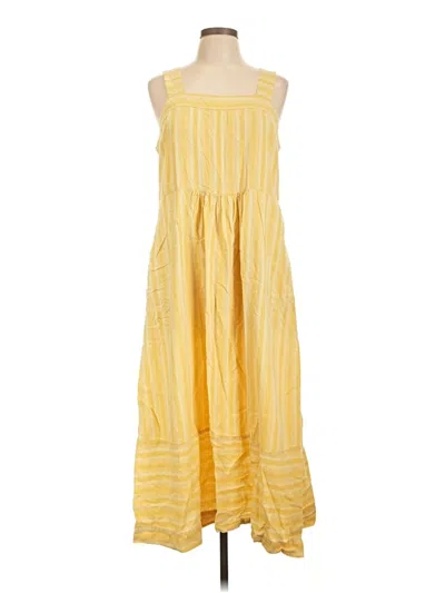 Pre-owned Patagonia Casual Dress In Yellow