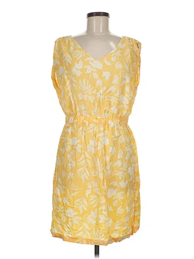 Pre-owned Patagonia Casual Dress In Yellow