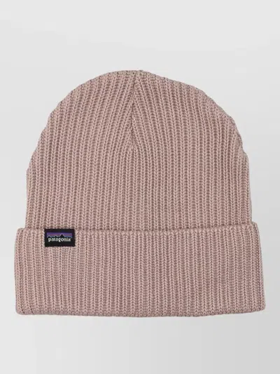 Patagonia Casual Fisherman Beanie Knit Folded Cuff In Neutral