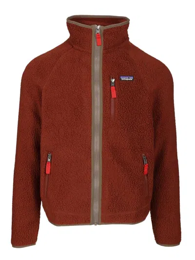 PATAGONIA CASUAL JACKET WITH FULL ZIP JACKETS RED