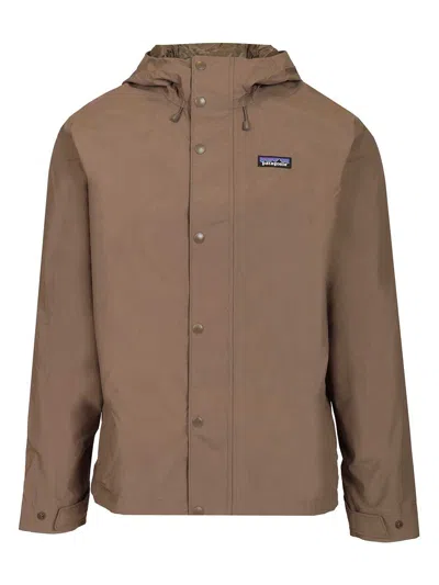 Patagonia Casual Rain Jacket Jackets Brown