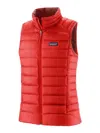 Patagonia Padded Gilet In Rojo
