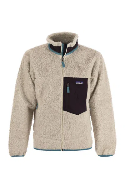 Patagonia Classic Retro X Fleece Jacket In Bordeaux