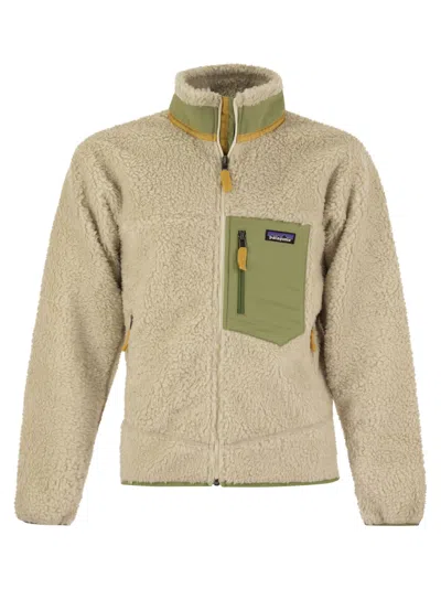 Patagonia Classic Retro - X Fleece Jacket In Natural