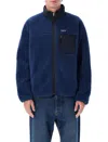 Patagonia Retro-x Jacket With Zip Chest Pocket In Blue