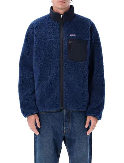 Patagonia Classic Retro-x Fleece Jacket In Blue