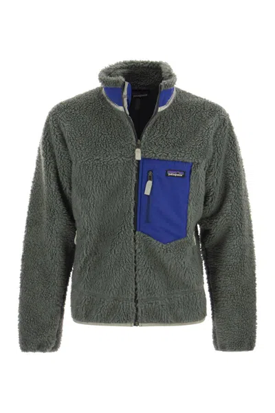 Patagonia Classic Retro-x Fleece Jacket For Men In Green