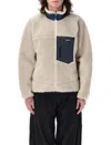 Patagonia Classic Retro-xâ® Fleece In Natural Blue
