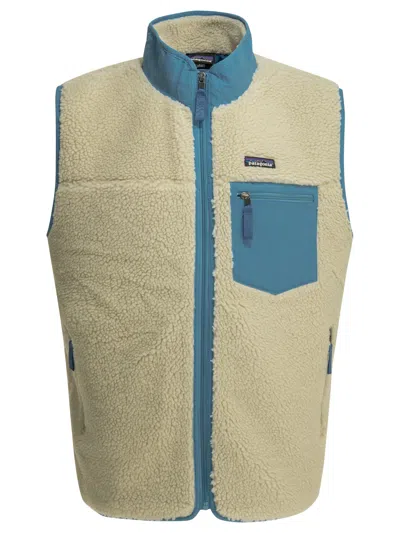 Patagonia "classic Retro X® Fleece" Sleeveless Jacket In Multi