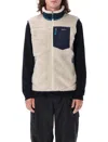 Patagonia Retro-x High Neck Sleeveless Vest In Natural