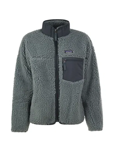 Patagonia Classic Retro-x Fleece Jacket In Green