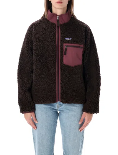 Patagonia Classic Retro-x Windproof Recycled Polyester Fleece Jacket In Brown