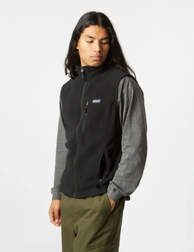 Patagonia Classic Synchilla Vest In Black