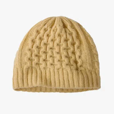 Patagonia Coastal Cable Beanie In Beeswax Tan In Brown