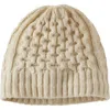 PATAGONIA COASTAL CABLE BEANIE IN NATURAL