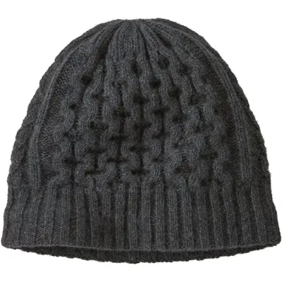 Patagonia Coastal Cable Beanie In Noble Grey