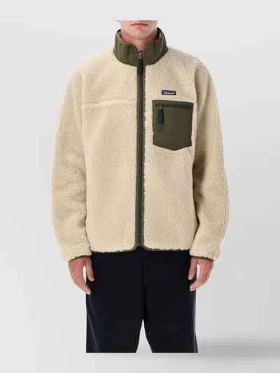 Patagonia Coastal Community Inspired Retro Jacket In Neutral