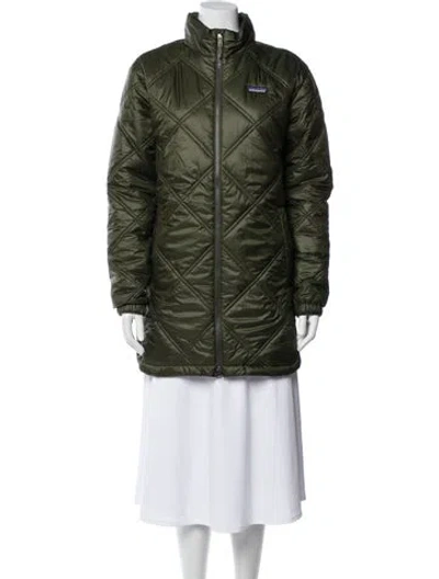 Pre-owned Patagonia Coat In Green