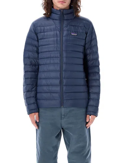 Patagonia Lightweight Down Jacket In Navy