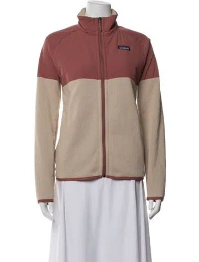 Pre-owned Patagonia Colorblock Pattern Jacket In Neutrals