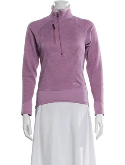 Pre-owned Patagonia Colorblock Pattern Jacket In Purple