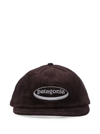 Patagonia Corduroy Logo-embroidered Cap In Brown