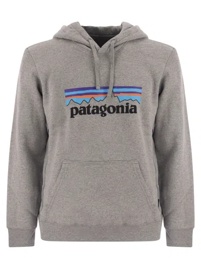 Patagonia Cotton Blend Hoodie In Grey