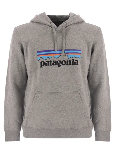 Patagonia Cotton Blend Hoodie In Gray
