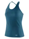 Patagonia Cross-back Performance Tank Top In Blue