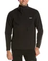 Patagonia Mens Black Torrentshell 3l Brand-patch Relaxed-fit Recycled-nylon Hooded Jacket In Black