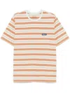 Patagonia Daily Striped Pocket T-shirt In Blue
