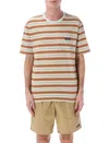 Patagonia Daily Striped Pocket T-shirt In Summer Camp