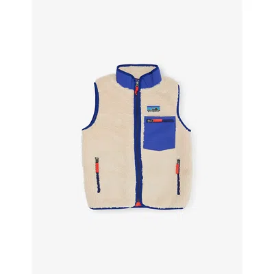 Patagonia Dark Natural Kids' Retro-x® Fleece Vest Xl In Neutral