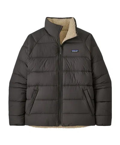 Patagonia Double-sided Down Jacket In Black