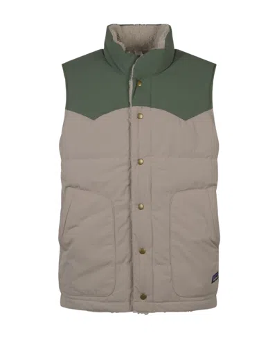Patagonia Double-sided Vest Down Jacket In Nude