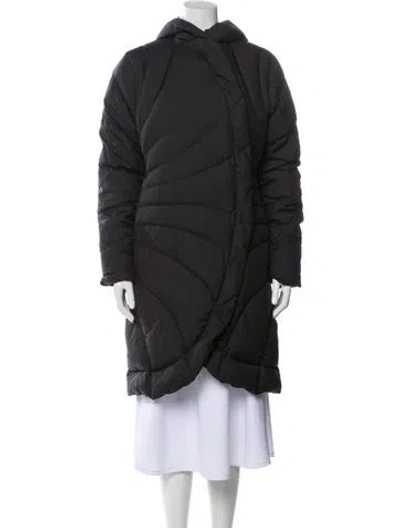 Pre-owned Patagonia Down Coat In Black