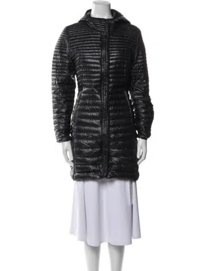Pre-owned Patagonia Down Coat In Black