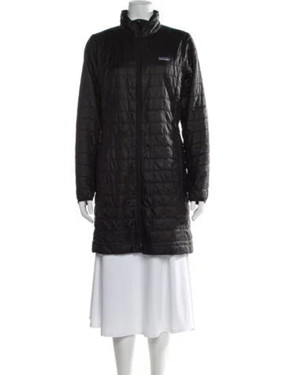 Pre-owned Patagonia Down Coat In Black