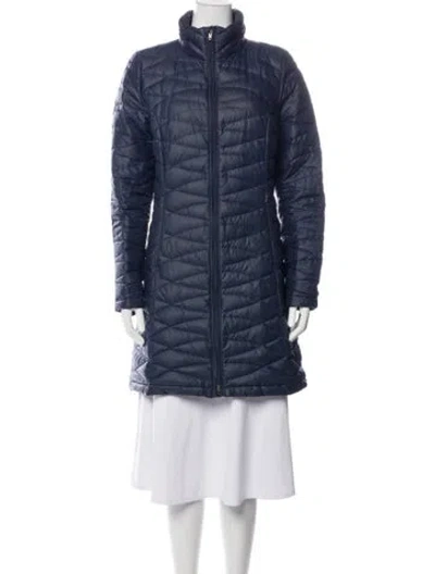 Pre-owned Patagonia Down Coat In Blue