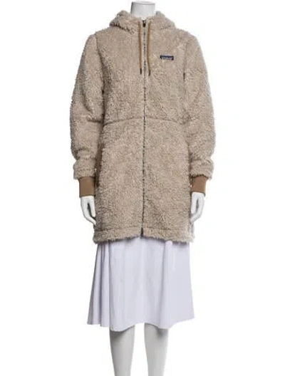 Pre-owned Patagonia Down Coat In Brown