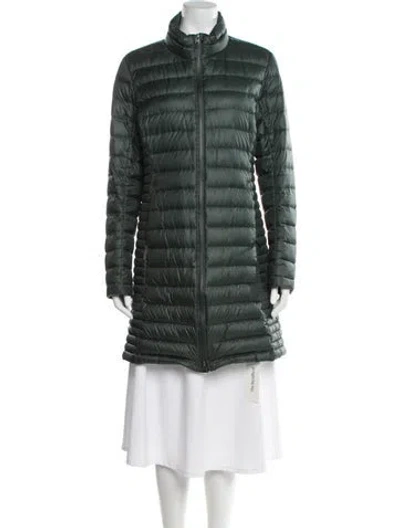 Pre-owned Patagonia Down Coat In Green