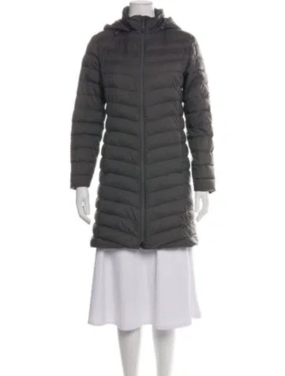 Pre-owned Patagonia Down Coat In Grey