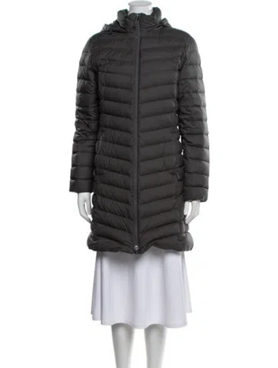 Pre-owned Patagonia Down Coat In Grey