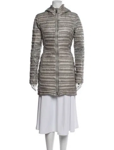 Pre-owned Patagonia Down Coat In Grey
