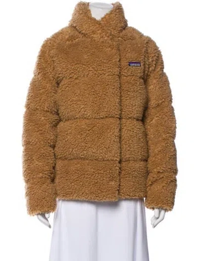 Pre-owned Patagonia Down Coat In Neutral