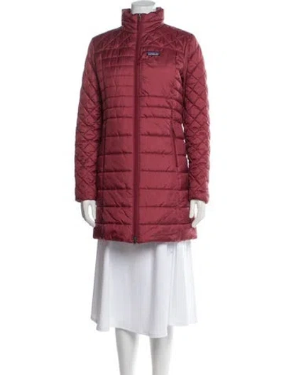 Pre-owned Patagonia Down Coat In Orange