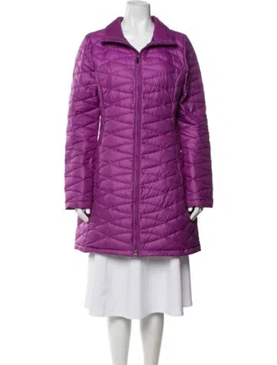 Pre-owned Patagonia Down Coat In Purple