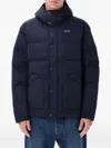 Patagonia Navy Blue Hooded Puffer Jacket